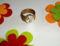 Anillo cuero trisquel marrón
